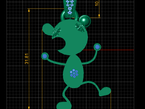 3D ANIMALS PENDANT 3D 打印模型