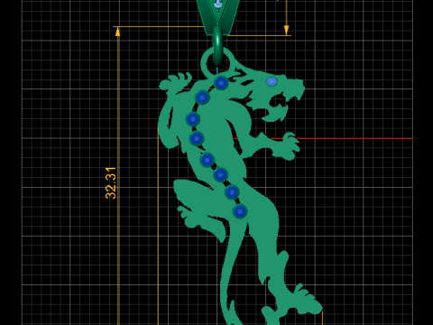 DARAGIUNE PENDANT 3D 打印模型