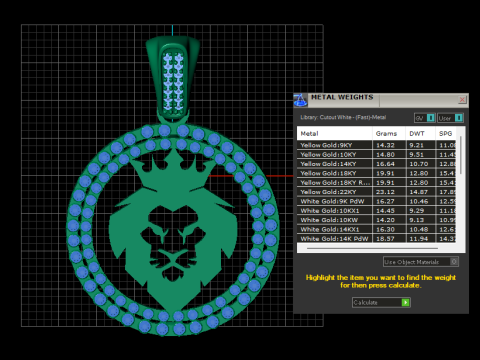 LION FACES PENDANT 3D Print Model