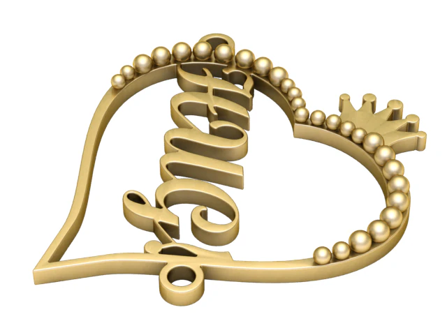 H U G PENDANT 3D Print Model .c4d .max .obj .3ds .fbx .stl .blend 