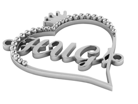 H U G PENDANT 3Dプリントモデル