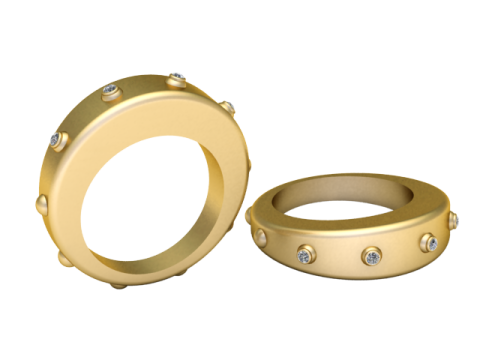 3D BARESCLET GOLD PENDANT 3D 打印模型