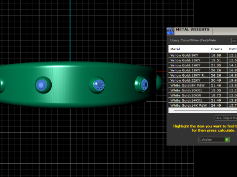 3D BARESCLET GOLD PENDANT 3D Print Model