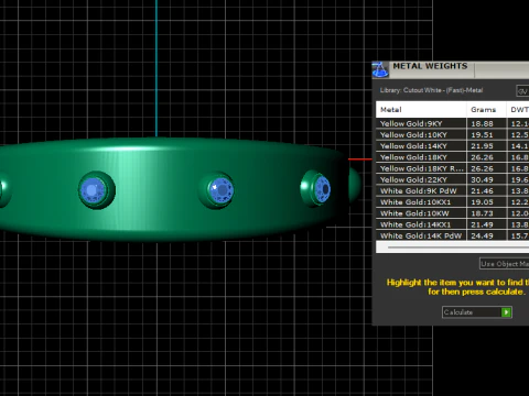 3D BARESCLET GOLD PENDANT 3D Print Model