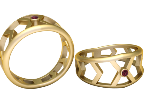 3D BARESCLET GOLD PENDANT 3D 打印模型