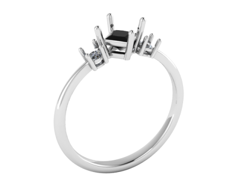 3D GOLD RING 3Dプリントモデル