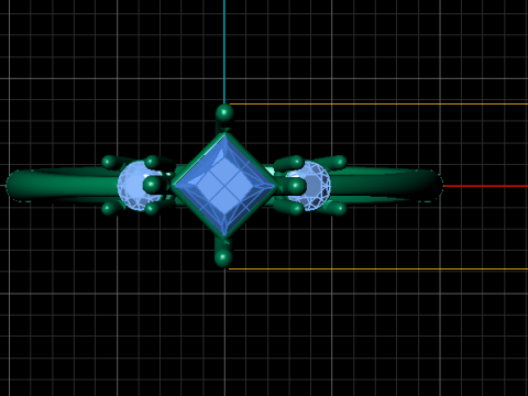 3D GOLD RING 3Dプリントモデル
