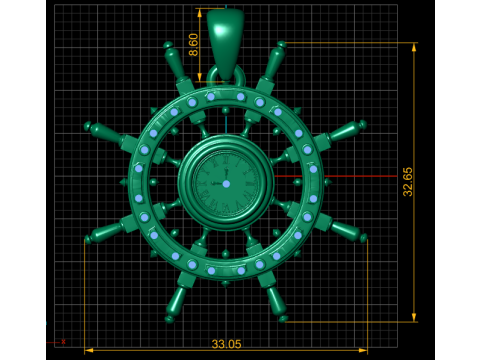 SHIP STARING PENDANT 3D Druckmodell