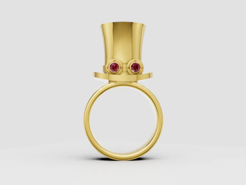 Zawieszka ze złotej bransoletki 3D Model do druku 3D