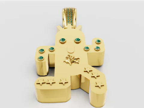 MEN EMREGENSY PENDANT 3D Print Model