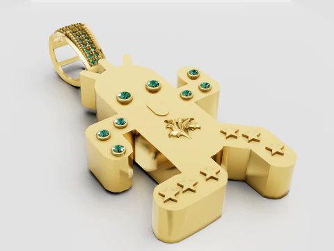 MEN EMREGENSY PENDANT 3D Print Model