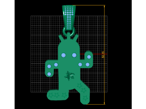 MEN EMREGENSY PENDANT 3D Print Model