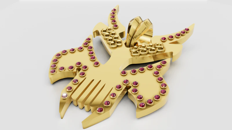 スカルフェイスペンダント 3Dプリントモデル .c4d .max .obj .3ds .fbx .stl .blend 