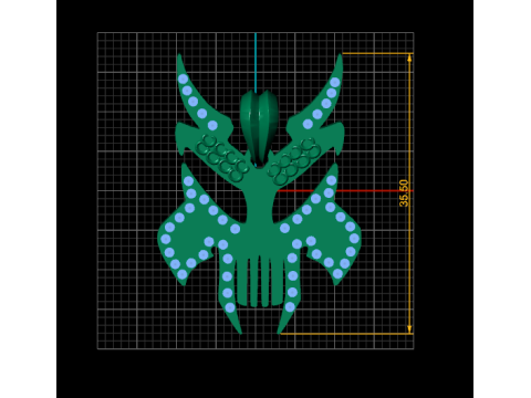 SKULL FACES PENDANT 3D Print Model