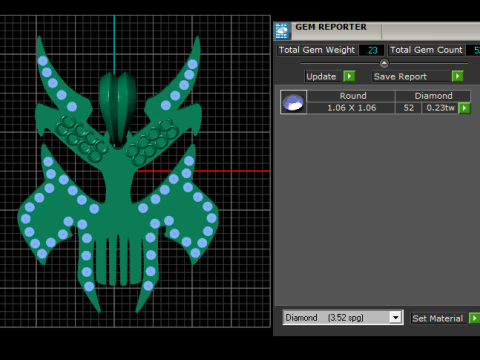 SKULL FACES PENDANT 3D Print Model