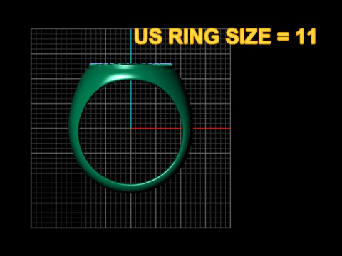 Bold Gold Faces Ring 3D Printable Model 3D Print Model