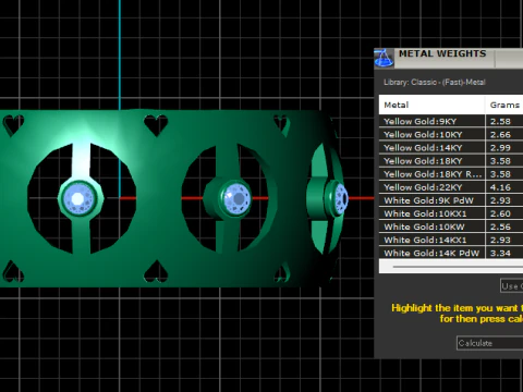 BRACCIALI PENDENTE IN ORO Modello di stampa 3D