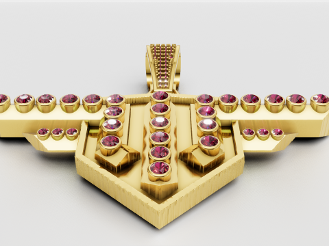 LOGO GOLD PENDANT 3D Print Model