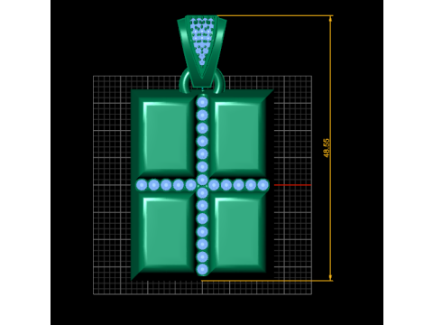 GIFT GOLD PENDANT 3D Print Model