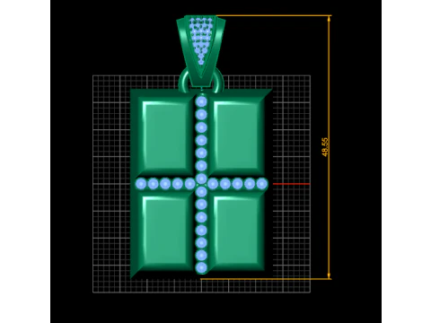 GIFT GOLD PENDANT 3D Print Model