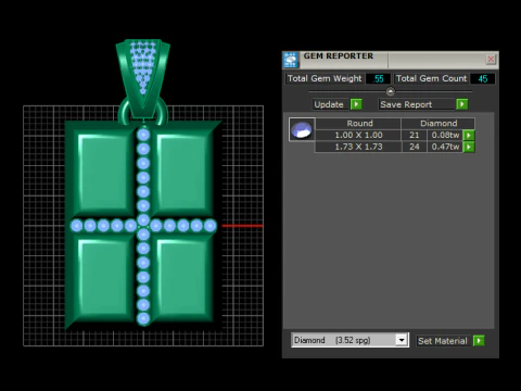 GIFT GOLD PENDANT 3D Print Model