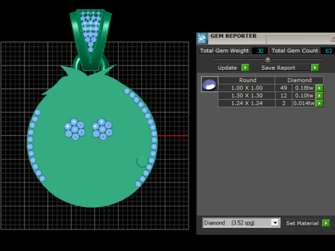 3D FACES PENDANT ROUND Model do druku 3D