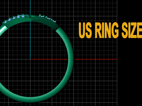GOLD HEART RING 3D 打印模型
