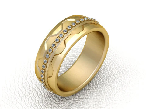 GOLD BRAECLETS PENDANT 3D Print Model