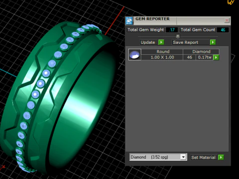 GOLD BRAECLETS PENDANT 3D Print Model