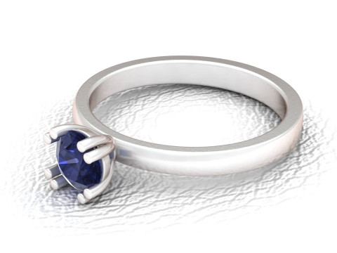 3D GOLD DIAMOUND RING 3D Print Model