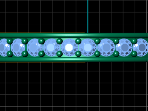 3D 金钻石戒指 3D 可打印模型 3D 打印模型
