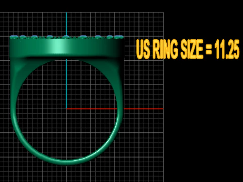 3D GOLD RING 3D Print Model