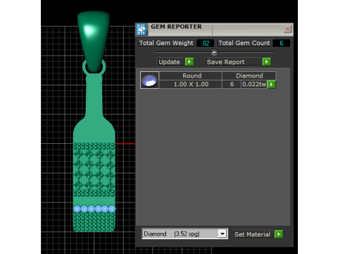 3D ЗОЛОТИЙ КУЛОН 3D Принт Модель
