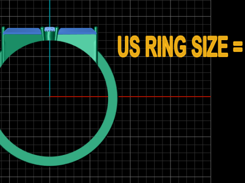 3D GOLD RING 3D Print Model