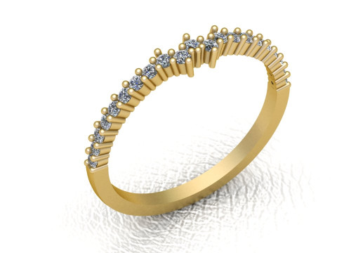 GOLD DIAMOUND RING Model do druku 3D