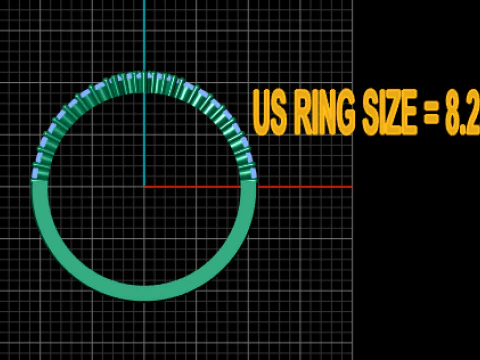 GOLD DIAMOUND RING 3D Print Model