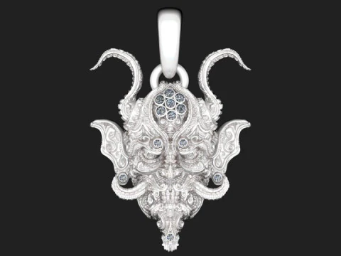 DARAGIUN FACES PENDANT 3D Print Model