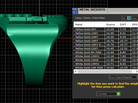 3D GOLD DIAMOUND RING 3D 프린트 모델
