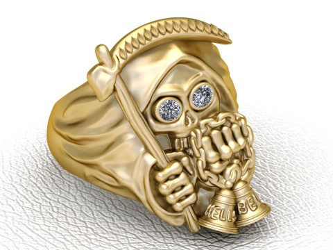 SKULL FACES PENDANT 3D Printable Model 3D प्रिंट मॉडल