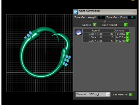 指甲金戒指 3D 打印模型 3D 打印模型