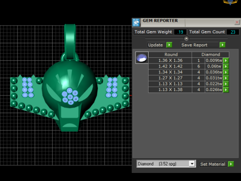 Faces Plane Pendant 3D Printable Model 3D printmodel