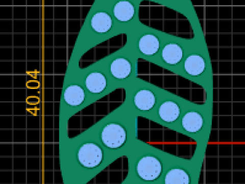 Leaves Diamond Pendant 3D Printable Model Modèles 3D en vedette