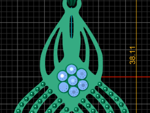 3D GOLD DIAMOUND PENDANT 3D 打印模型