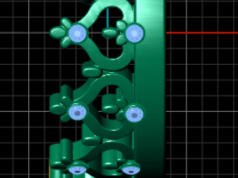 GOLD TAAJ PENDANT 3D 打印模型