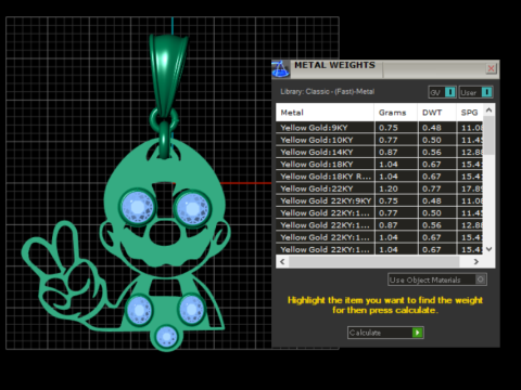 Men Faces Pendant Model Cetak 3D