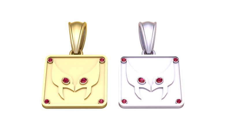 3D Spider Pendant 3D 打印模型 .c4d .max .obj .3ds .fbx .stl .blend 