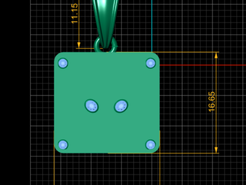3D Spider Pendant 3D 打印模型