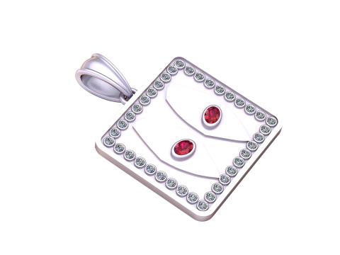 3D GOLD PENDANT 3d printable model 3D 打印模型