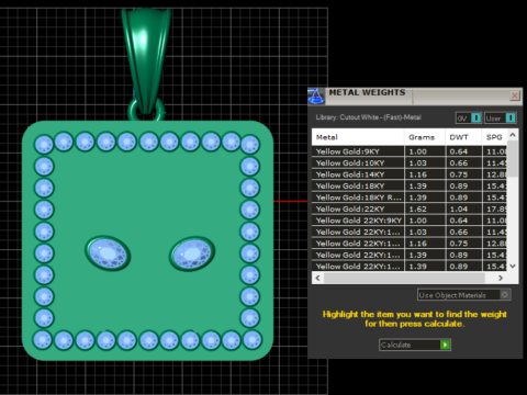 3D GOLD PENDANT 3d printable model 3D 打印模型