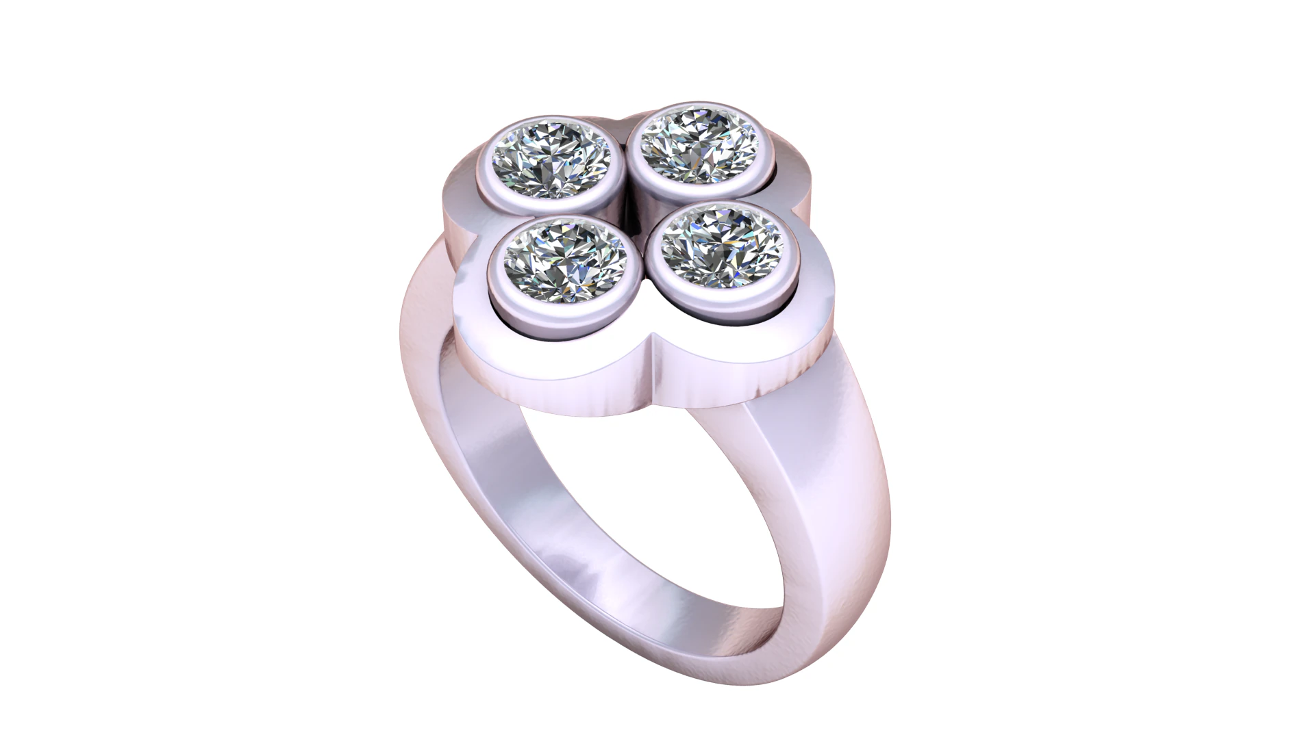 3D Gold Ring 3D Print Model .c4d .max .obj .3ds .fbx .stl .blend 